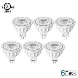 MR16 LED Light Bulbs 5W GU5.3 LED Spotlight Light 50W Equivalent Halogen Bulbs 2700K Warm White Ac dc 12V 40 Degree 90% Energy Saving 5