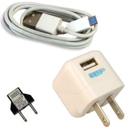 Hqrp White USB Power Adapter W Charging Cable For Jbl Flip 4 Charge 2+ 3 Clip 2 Pulse 3 Xtreme Go T450BT E45BT E55BT