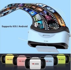 Vr Box Mini 3d Virtual Reality Glasses For 4.5" - 5.5" Ios & Android With Bluetooth Game Remote