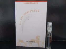 USA Eau Des Merveilles Hermes Women Travel Vial Eau De Toilette Spray 0.06 Oz