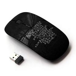 STPlus Cactus Flower Pattern 2.4 GHz Wireless Mouse with Ergonomic Design and Nano Receiver 