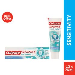 Colgate Sensitive Pro-relief Whitening Sensitive Toothpaste - 12 X 75ML