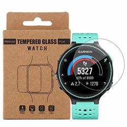 3-PACK Lupapa For Garmin Forerunner 220 225 230 235 620 630 Screen Protector Shatter-proof Anti-scratch 9H Hardness High Definition Ultra Clear Tempered Glass Protective Film