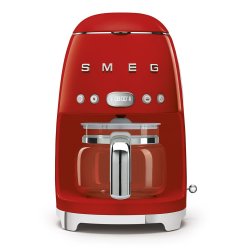Smeg DCF02RDSA 50's Style Glossy Red Retro Filter Coffee Machine