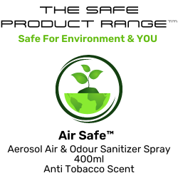 Air Safe Anti-tobacco Scented Aerosol Freshener 400ML Can