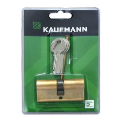 Kaufmann - Cylinder - Euro Only - 65MM - Solid Brass - 2 Pack