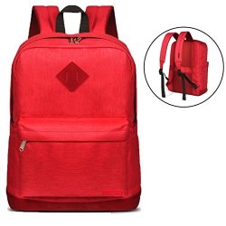 Advocator Vintage Lightweight College School Backpack Casual Travel Carry-on Daypack