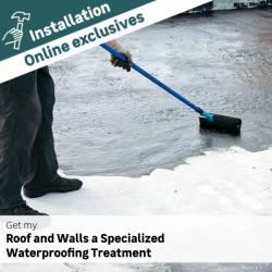 Installation - Specialized Waterproofing Treatment For Standard Walls And Roofs