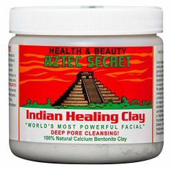 Aztec Secret - Indian Healing Clay - 1 Lb. Deep Pore Cleansing Facial & Body Mask The Original 100% Natural Calcium Bentonite Clay New Version 2
