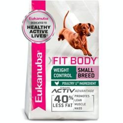 ROYAL CANIN Eukanuba Fit Body Weight Control Chicken Small Adult Dog Food - 7.5KG