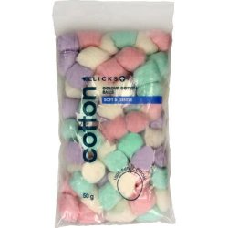 Clicks Colour Cotton Balls 50G