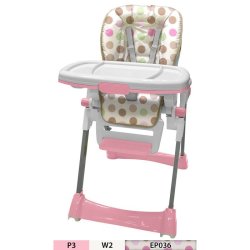JUST BABY - Girl Happy Meal High Chair - Pink