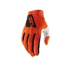 100 Ridefit Fluo Orange Gloves- S