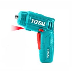 Total 1 4 Hex Shank Lithium-ion Cordless Screwdriver 4V 4NM - 2 Pack