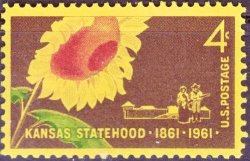 Usa 1961 Centenary Of Kansas Statehood Unmounted Mint Complete Set Sg 1182