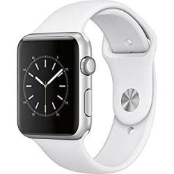 Apple Watch Series 1 42MM Smartwatch Silver Aluminum Case White Spo