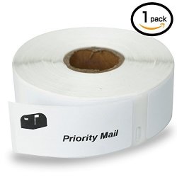 1 Rolls Dymo 30336 Compatible 1" X 2-1 8" 25MM X 54MM Small Multipurpose Labels