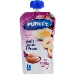 Purity 110ml Vanilla Custard & Prune Puree