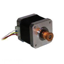 Nema 17 Bipolar 0.9 High Torque Stepper Motor One Side Shaft May Include Gear 4 Leads With Connector For Trucut Lite X Axis