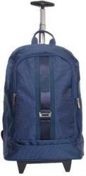 Macaroni Caretto 17 Dotted Nylon Trolley Backpack-Blue