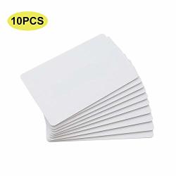 Thonsen Mifare Classic 4K Blank White Rfid Card 13.56MHZ Contactless Smart Card Sublimation Printable Hotel Key Cards ISO14443A Pack Of 10