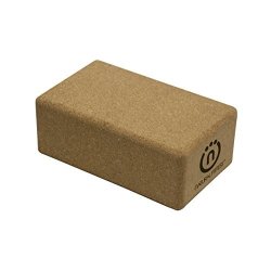 Natural Fitness Cork Yoga Block To Further Increase Flexibility And Steadies Your Poses For Optimum Alignment