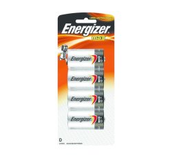 Energizer Max Alkaline D Batteries 4-PACK