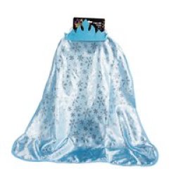 Kids Toys Cape With Crown Princess 2 Piece 2 Pack Blue