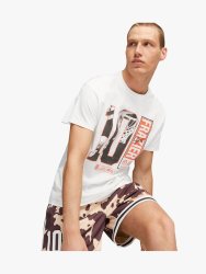 Puma Men&apos S Clydes Closet Basketball White T-Shirt