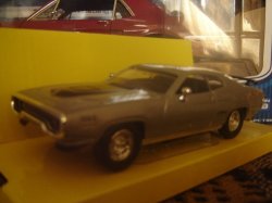 '71 Plymouth Gtx Die Cast Model Sc 1 43- Lucky Die Cast New D box Gteed- In Stock