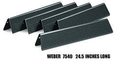 New Porcelain Steel Gas Grill Replacement Weber 7540 Flavorizer Bars heat Plate heat Shield For Weber Genesis E s - 310 & 320 2007-2010 Gas Grill