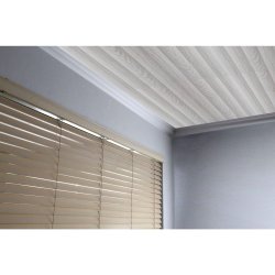 Interior Cladding Pvc For Ceiling Print Beige Stripe 6MM THICK-300X3900MM-PANEL Of 1.17M2