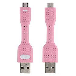 Bone Collection Micro USB Link - Pink