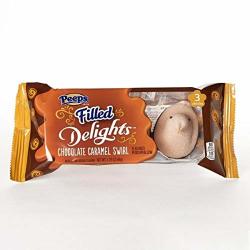 Peeps Easter Delight Chocolate Caramel Swirl Dipped Chick - 3CT