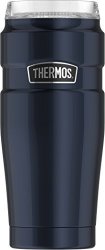 Thermos Stainless King 20 Oz Travel Tumbler With 360 Degree Drink Lid Midnight Blue