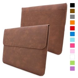 Macbook Pro 15 Sleeve Snugg - Brown Leather Sleeve Case Protective Cover For Macbook Pro 15