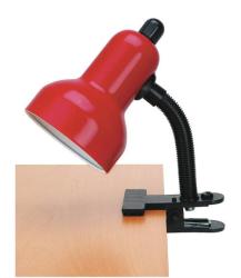 Desk Lamp Holder With Clip-on Flexible Gooseneck & Led Bulb