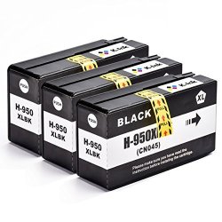 HP K-ink Compatible Replacement Cartridges For 950XL 951XL 950 XL 951 XL 3 Black