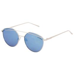 Le Specs Aviator Unisex Sunglasses 193 - Silver Metal
