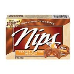 Nips Hard Candy Peanut Butter Parfait 4OZ Per Pack