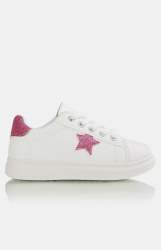 Tomtom Girls Low Cut Casual Sneakers - White-mink - White-mink UK 2