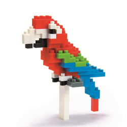 Nanoblock Red And Green Macaw