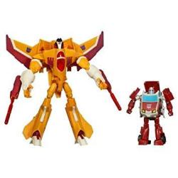 Transformers Animated Exclusive Deluxe Action Figure 2-PACK Sunstorm Vs. Autobot Ratchet