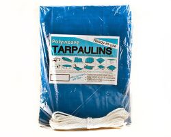 Protarp Polyweave Tarpaulin in Blue 4mx6m