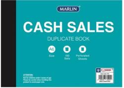 Marlin A6 Duplicate Cash Book