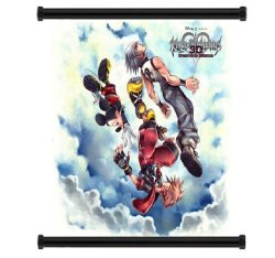 Kingdom Hearts 3D Dream Drop Distance Game Fabric Wall Scroll Poster 16" X 16" Inches