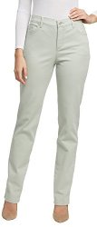 Gloria Vanderbilt Amanda Colored Straight Leg Denim Jeans Desert Sage 16 Short