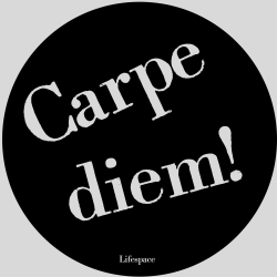 Lifespace "carpe Diem" Drinks Coasters - Set Of 6