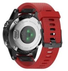 Silicone Band For Garmin Fenix 5S 5S Plus - Red 20MM