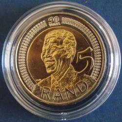 2008 Mandela 90th Birthday R5 Uncirculated And Encapsulated Price Per Coin